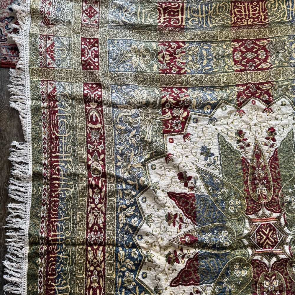 Spanish Granada craftsman woven tapestry textile - Picture 6 of 15
